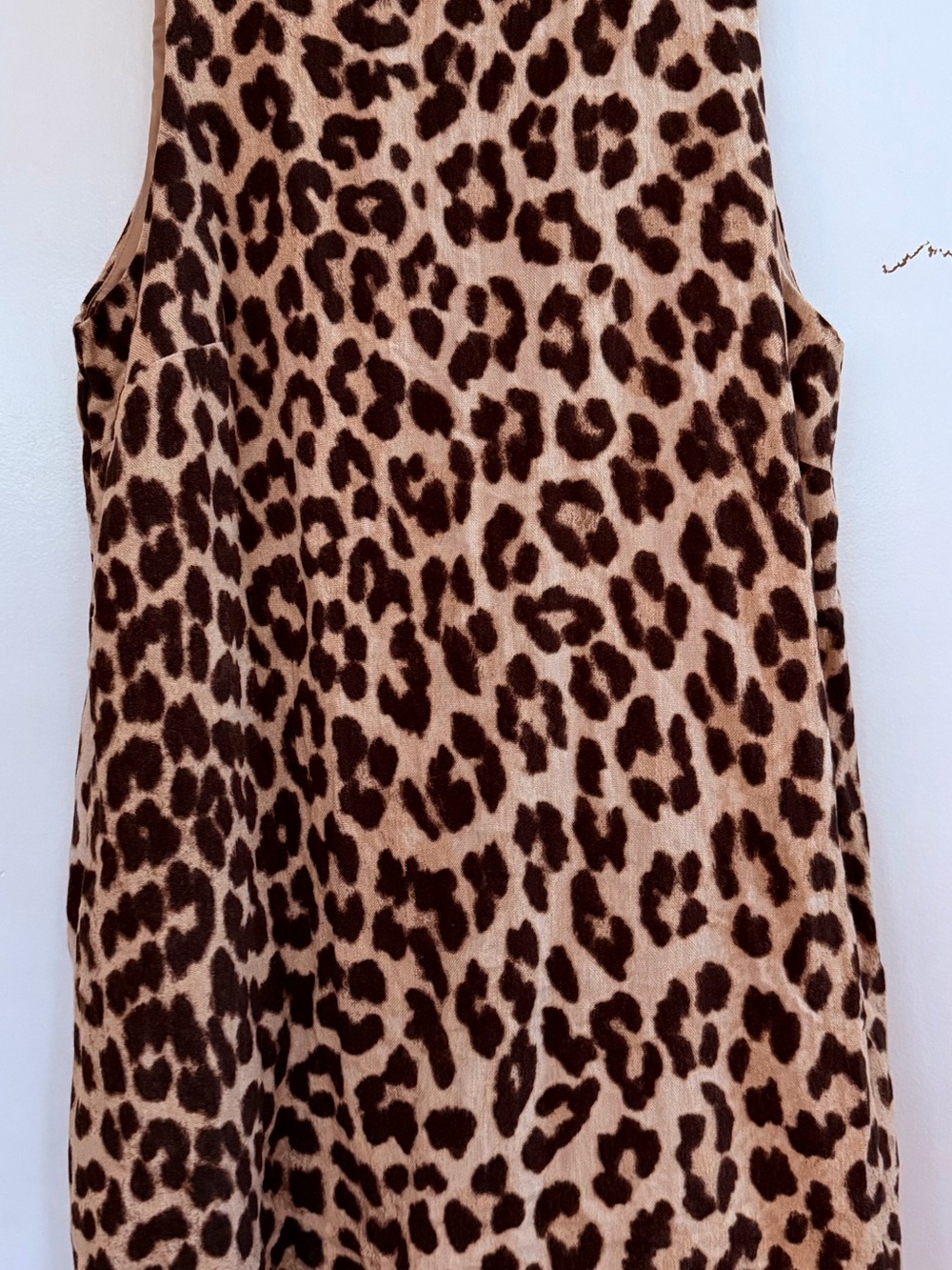 H&M Leopard Print Linen Shift Dress